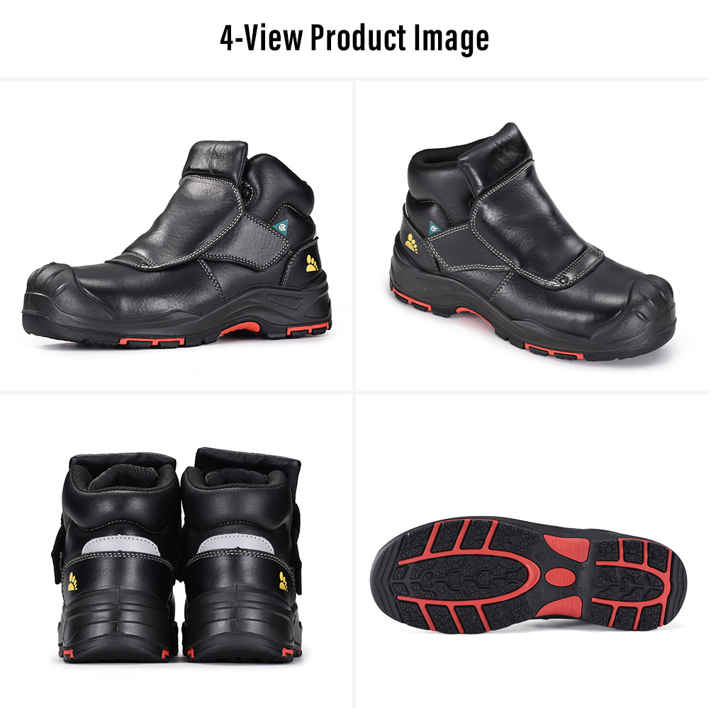 M-8387 CSA Welding Safety Boots Multi-View M-8387 Stivali di sicurezza per saldatura certificati CSA con punta in composito e protezione termica multivista