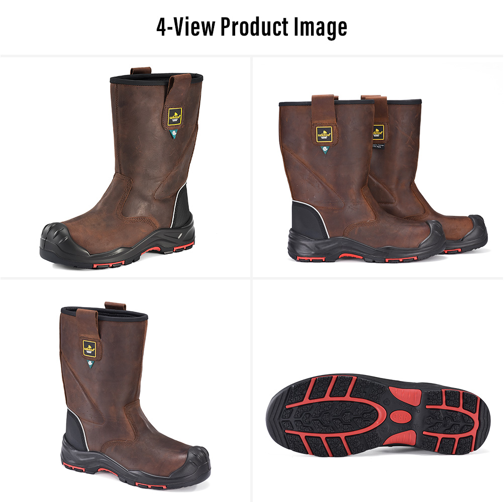 H-9437 CSA Rigger Safety Boots Multi-View H-9437 Stivali di sicurezza per attrezzature per attrezzature per impianti di petrolio e gas certificati CSA Multi-Vista