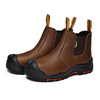 Mens Safety Safety Composite Chelsea Rivenditore Slip su stivali da rivenditore caviglia M-8025nb