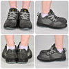 Donne Scarpe da lavoro di sicurezza resistenti alla punta in acciaio per le donne in pelle scamosciata L-7508W