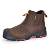Mens Safety Safety Composite Chelsea Rivenditore Slip su stivali da lavoro alla caviglia M-8025NBO