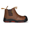 Mens Safety Safety Composite Chelsea Rivenditore Slip su stivali da rivenditore caviglia M-8025nb
