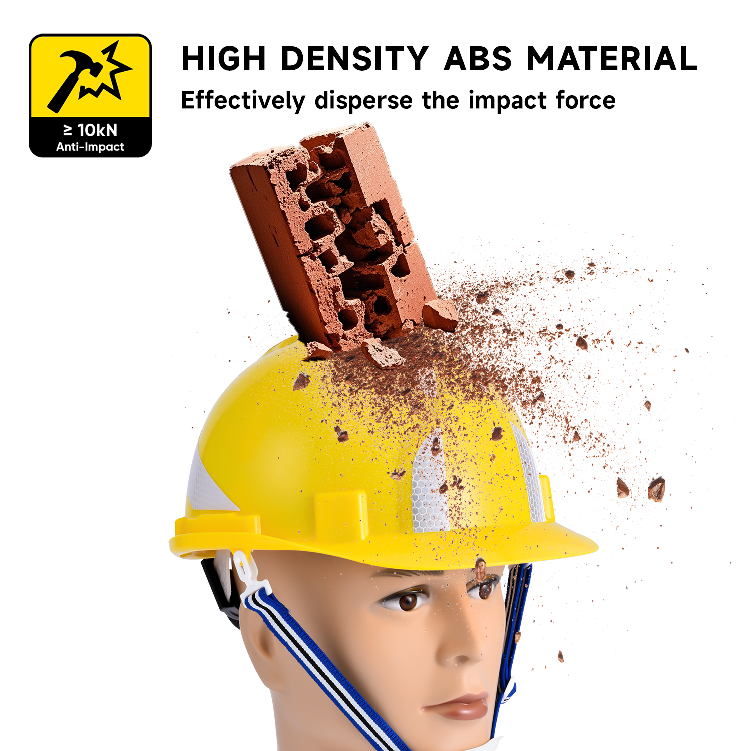 Casco di sicurezza in stile americano W-036 Yellow