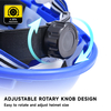 Casco di sicurezza del tipo riflettente blu W-036 blu