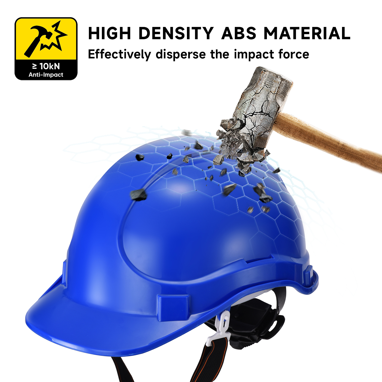 Casco di sicurezza industriale W-018 Blue