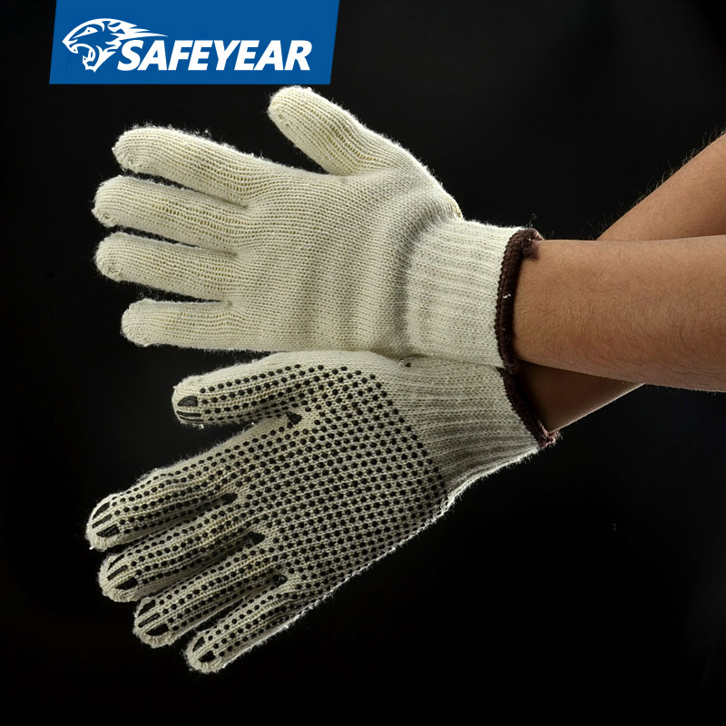 Guanti da lavoro di sicurezza a punti in PVC FL-7259