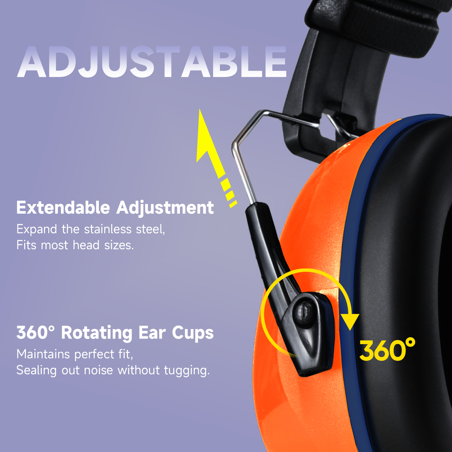 ABS SETTURE SUBILE AIR MUFFS MUSTO AIRO PROTEZIONE PRONTO SCARICA FM-1B Arancione