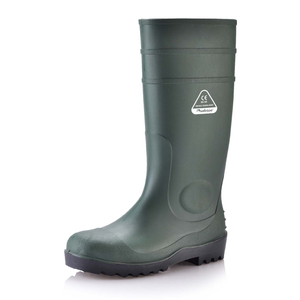 Stivali di sicurezza in PVC impermeabili W-6037 Green