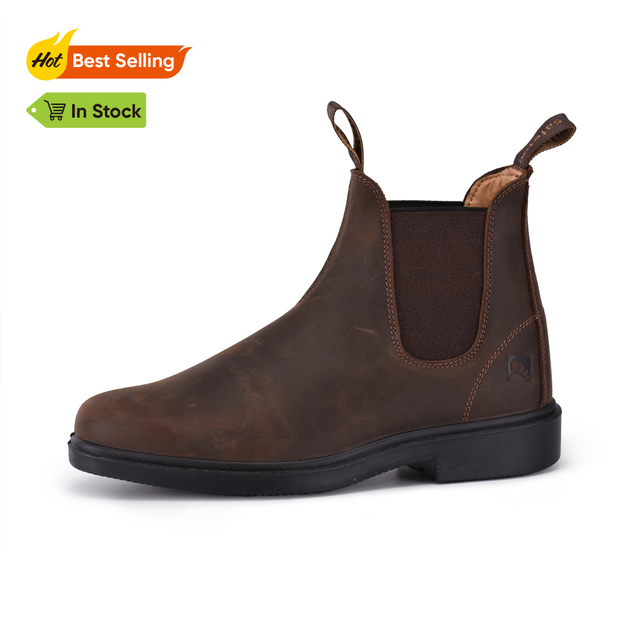 Slip s3 su stivali di sicurezza del Chelsea Laceless Israel e Australia M-8316