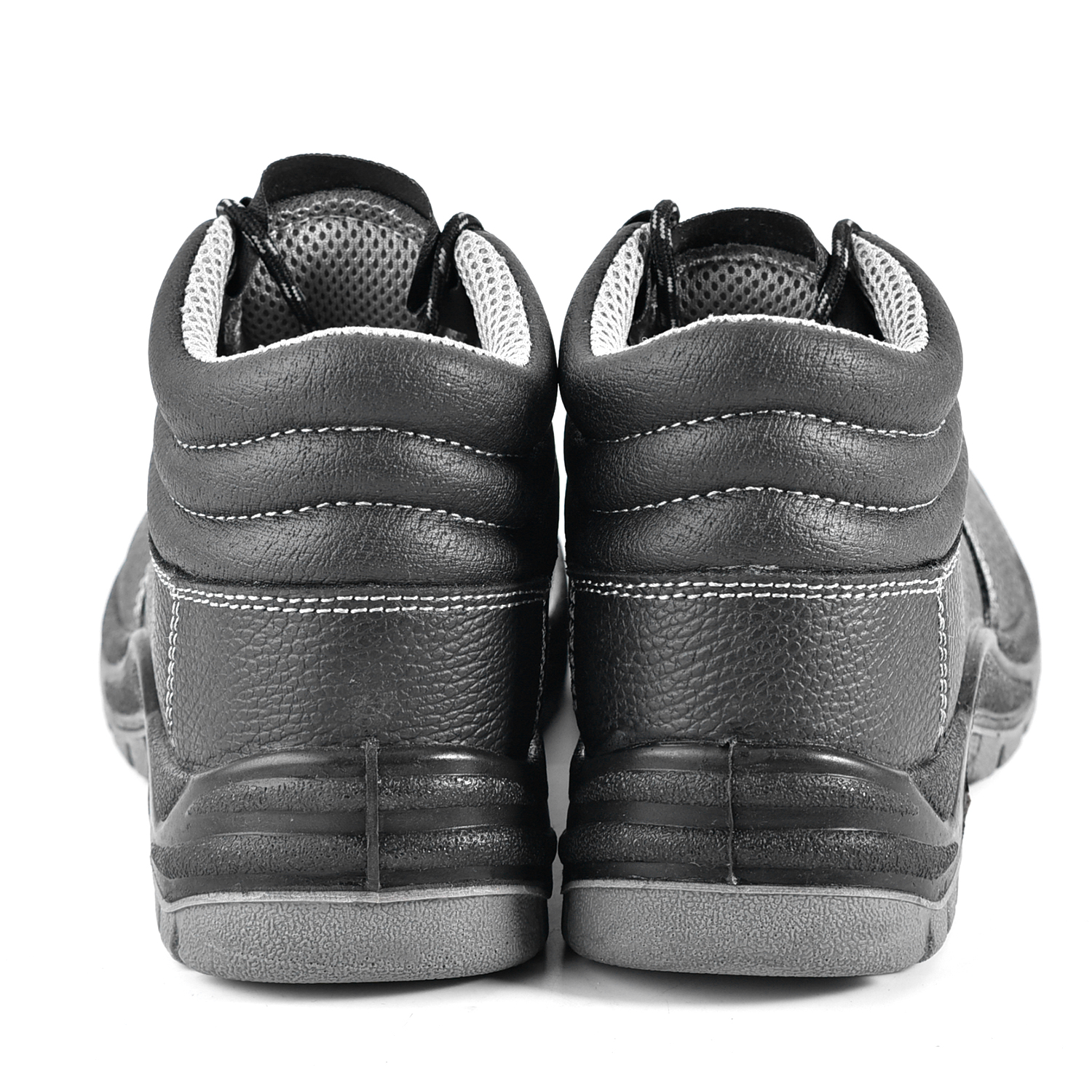 Stivali di punta in acciaio protettivo nero protettivo