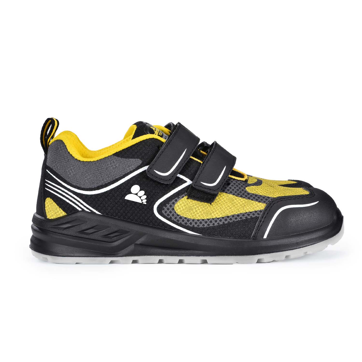 Scarpe da ginnastica di sicurezza con puntale in acciaio S1P con design in velcro L-7501 Velcro