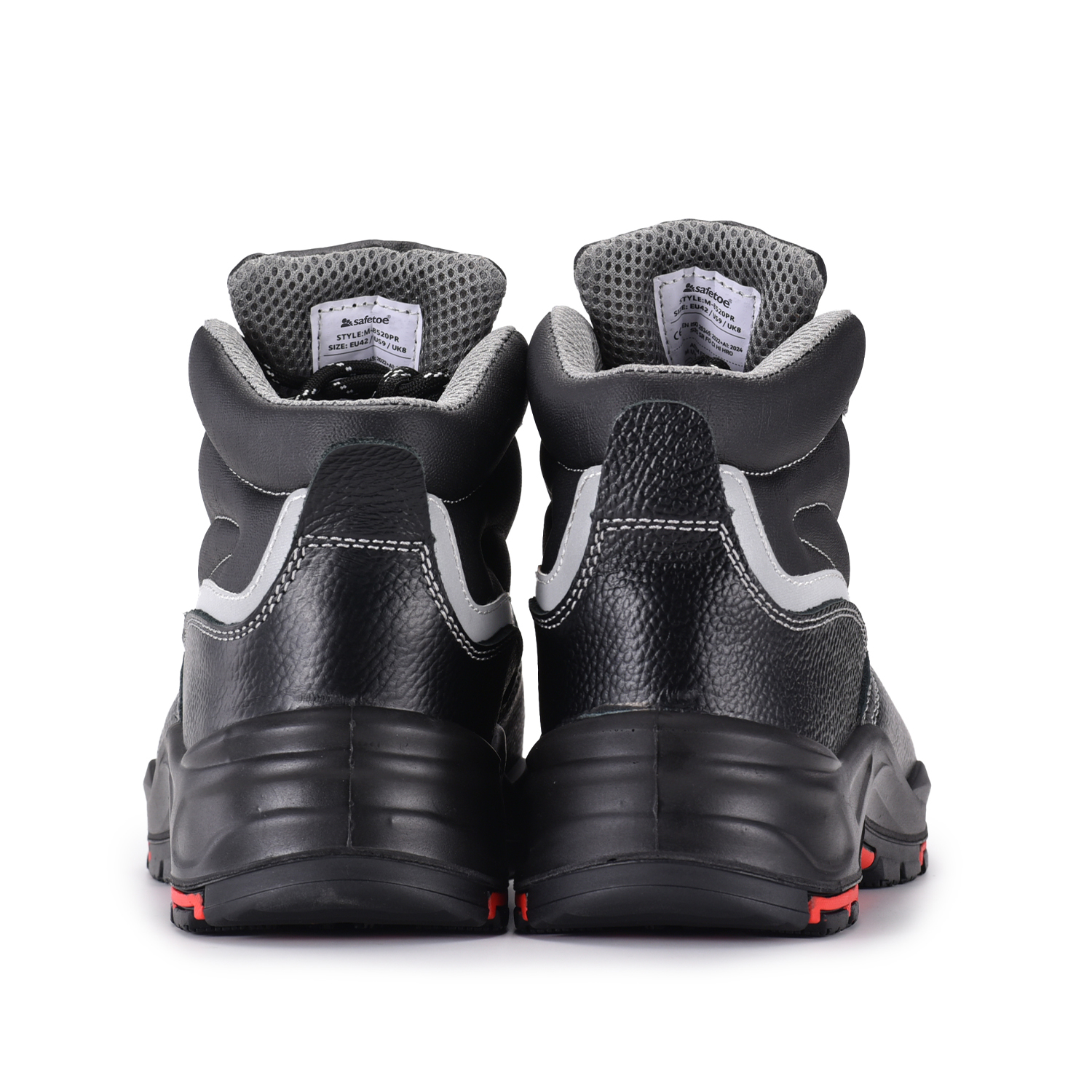 Scarpe antinfortunistiche per l'edilizia industriale certificate Black Cow M-8520PR SiteShield Max