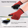 Guanti da lavoro di sicurezza rivestiti in lattice LY-3013 Grip Guarder Rossi