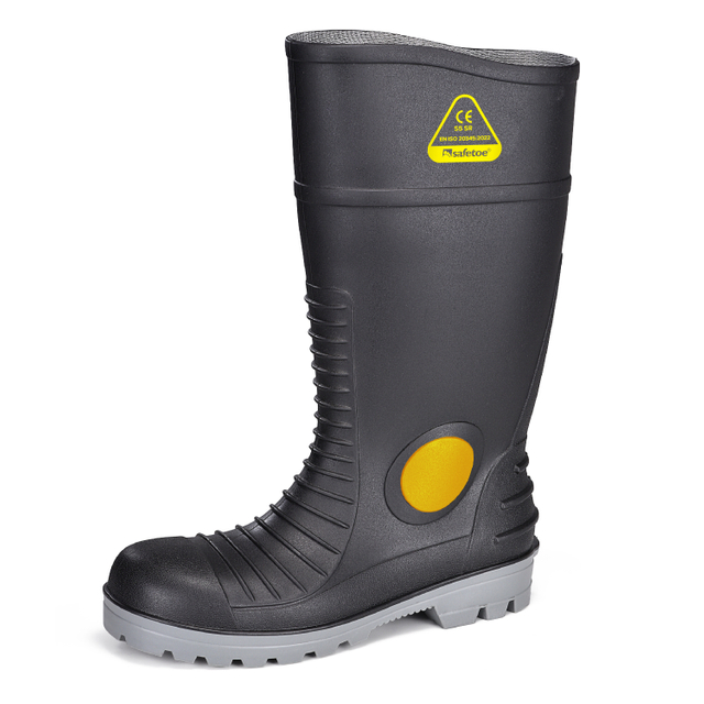 Stivali in gomma impermeabili W-6055 neri