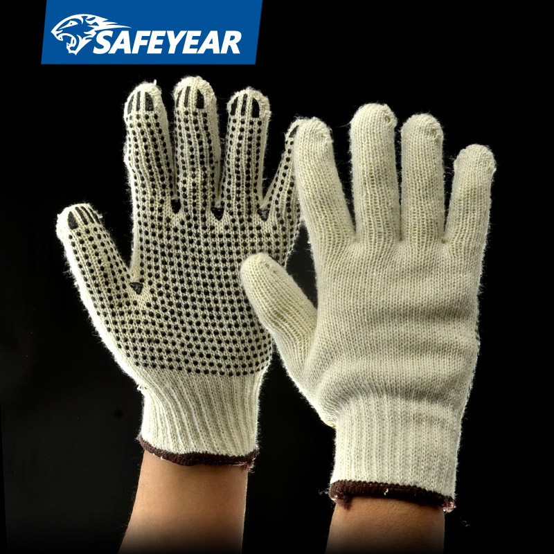 Guanti da lavoro di sicurezza a punti in PVC FL-7259