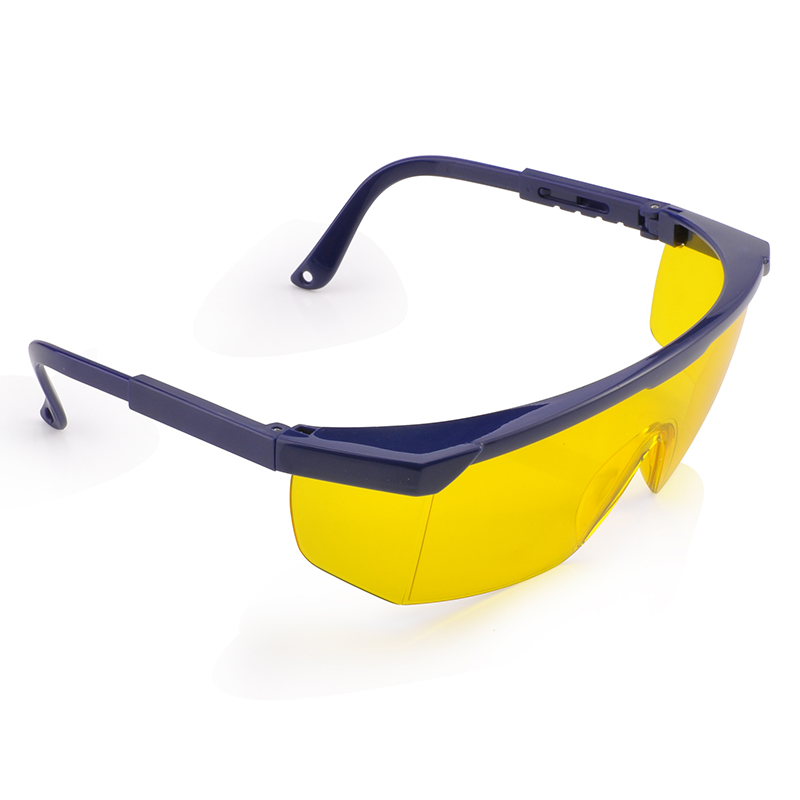 Occhiali protettivi per PC con protezione laser KS102 gialli