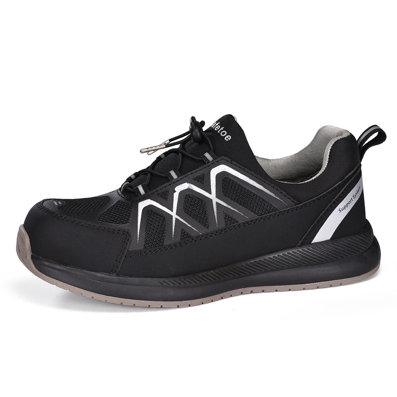 Scarpe da lavoro slip on per magazzino e logistica L-7539 Grigio