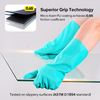 Guanti da lavoro resistenti agli agenti chimici FL-0056 Verde