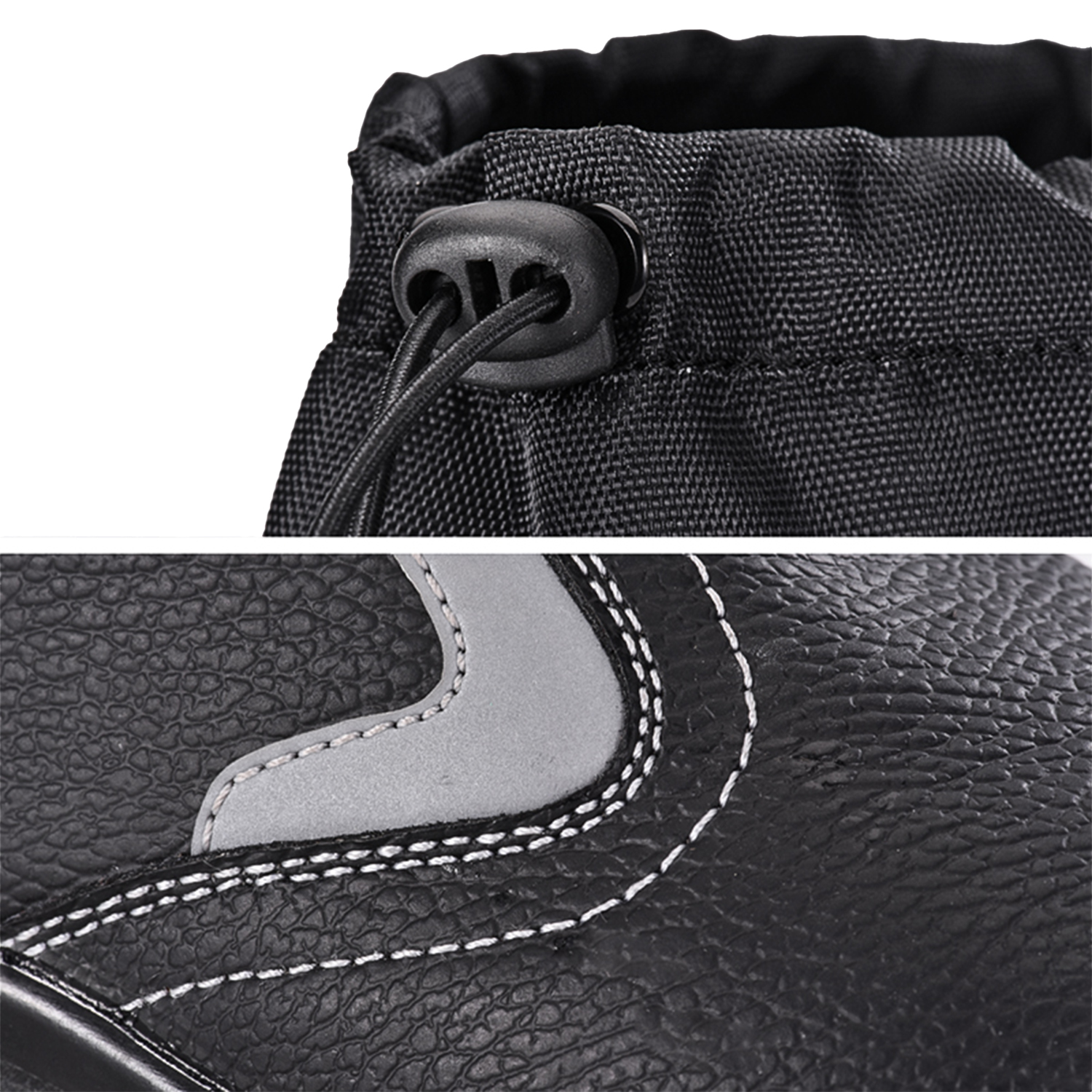 Stivali di sicurezza invernali pull-on pesanti industriali con fodera in pelliccia calda H-9426 PolarStep