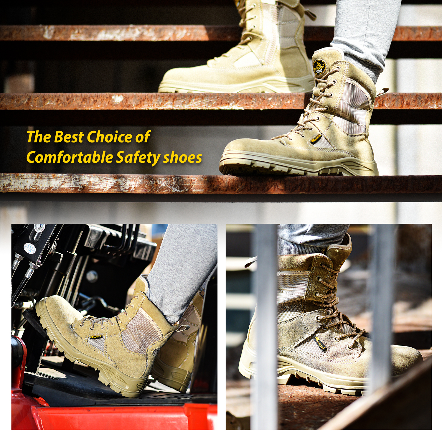 Migliori stivali da lavoro tattici da combattimento tattici da uomo della polizia militare leggera H-9438NS
