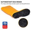 Stivali Wellington di sicurezza con punta in acciaio in PVC - Stivali da lavoro industriali impermeabili per progetti minerari W-6055YE