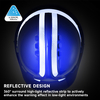 Casco di sicurezza del tipo riflettente blu W-036 blu