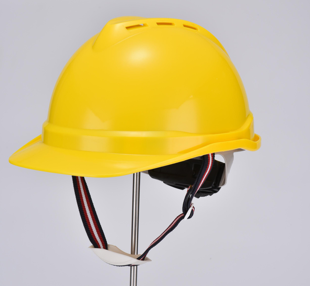 Casco di sicurezza industriale giallo W-002