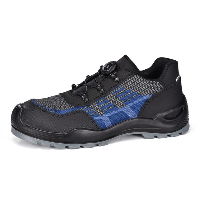 Scarpe antinfortunistiche da uomo con fibbia rotante con sistema Auto Lace Fitgo L-7533