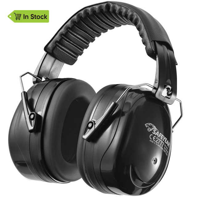 Muff auricolari protettivi ABS pronto ABS EM-5002 NERO