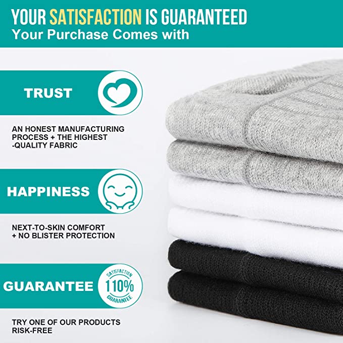 Calzini da lavoro antibatterici Safetoe in cotone 100% – 7 paia