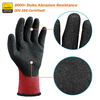 Guanti da lavoro di sicurezza rivestiti in lattice LY-3013 Grip Guarder Rossi