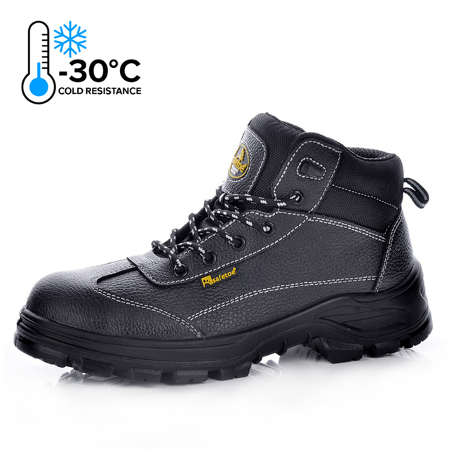 I migliori stivali da lavoro di sicurezza per scarpe con punta in acciaio freddo invernale M-8305