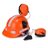  Monti di produzione Casco di sicurezza per la costruzione ABS CE Caschi di sicurezza approvati W-018 Arancione