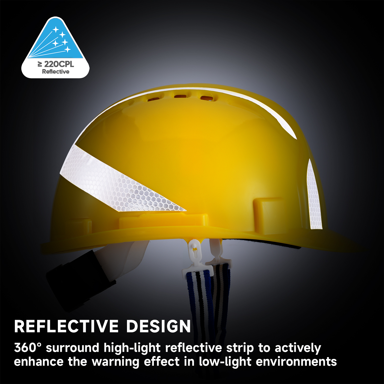 Casco di sicurezza in stile americano W-036 Yellow