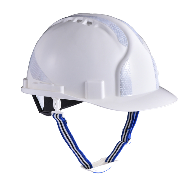 Casco di sicurezza del minatore W-036 bianco