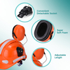 Muff auricolari di alta qualità E-2008D arancione