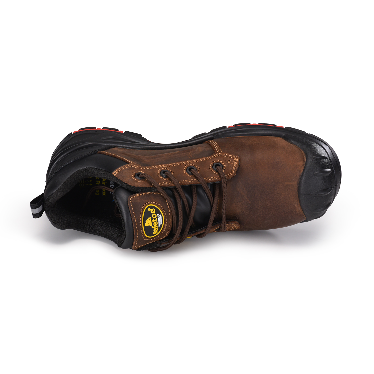 Stivali di sicurezza resistenti allo slittamento Fregne metallo olio superiore e resistente allo slittamento L-7578