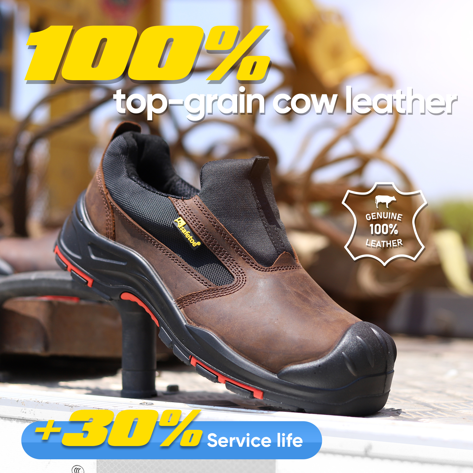 Scarpe da lavoro senza metallo olio e slittamento superiori L-7525
