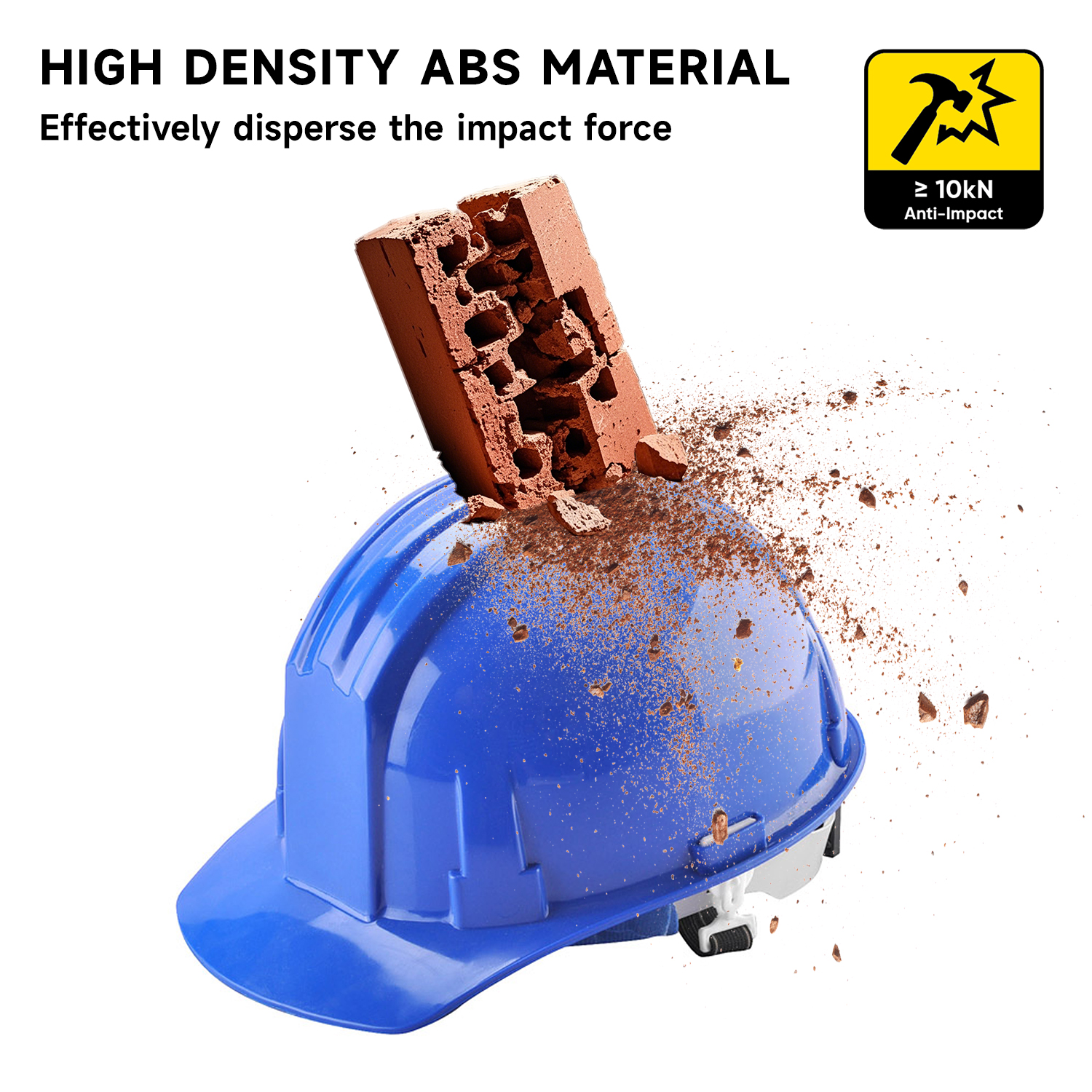 Edificio e casco per la sicurezza stradale W-001 blu