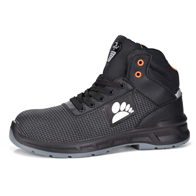 Scarpe da ginnastica da lavoro con punta composita con lacci e taglio basso con lacci per uomo e donna M-8571 Arancione