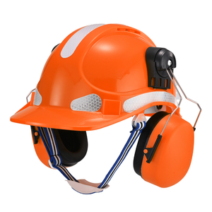  Casco di sicurezza ventilato con cuffie antirumore