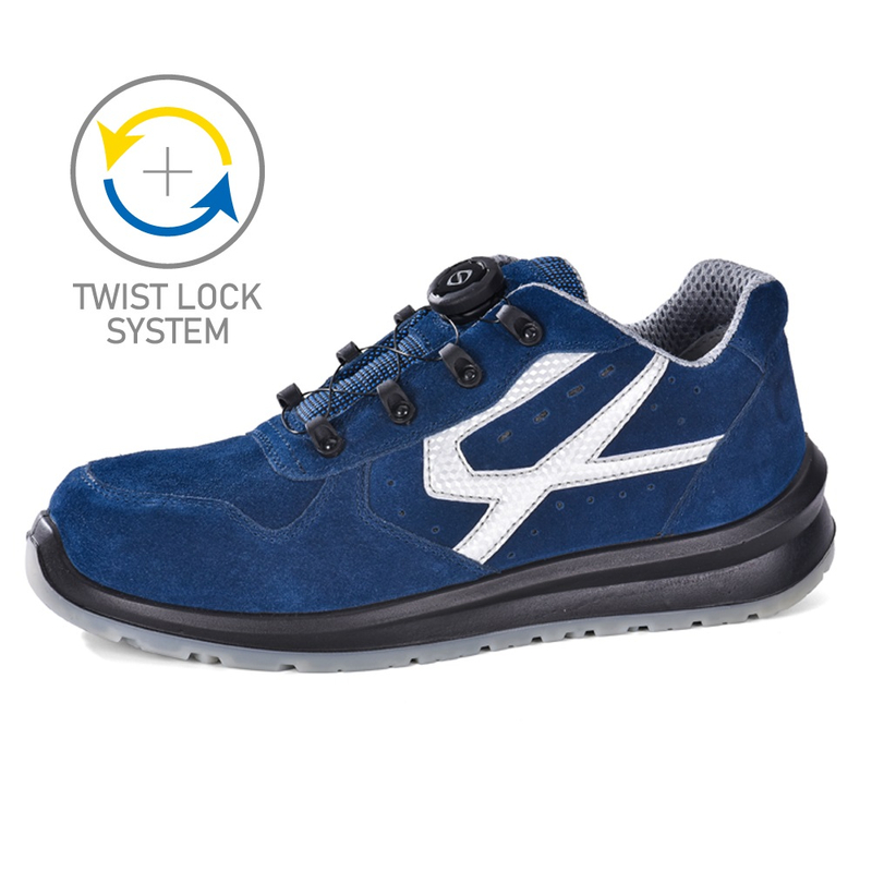 Scarpe di sicurezza gratuite in metallo sportivo con TLS Chiusura L-7328 TLS