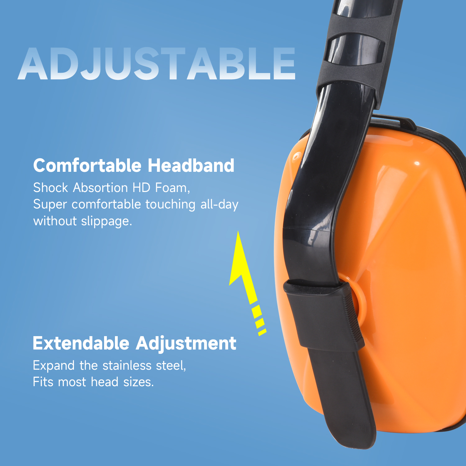 Mano d'orecchio di protezione dell'udito EM-5003 Orange