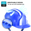 Casco di sicurezza del tipo riflettente blu W-036 blu