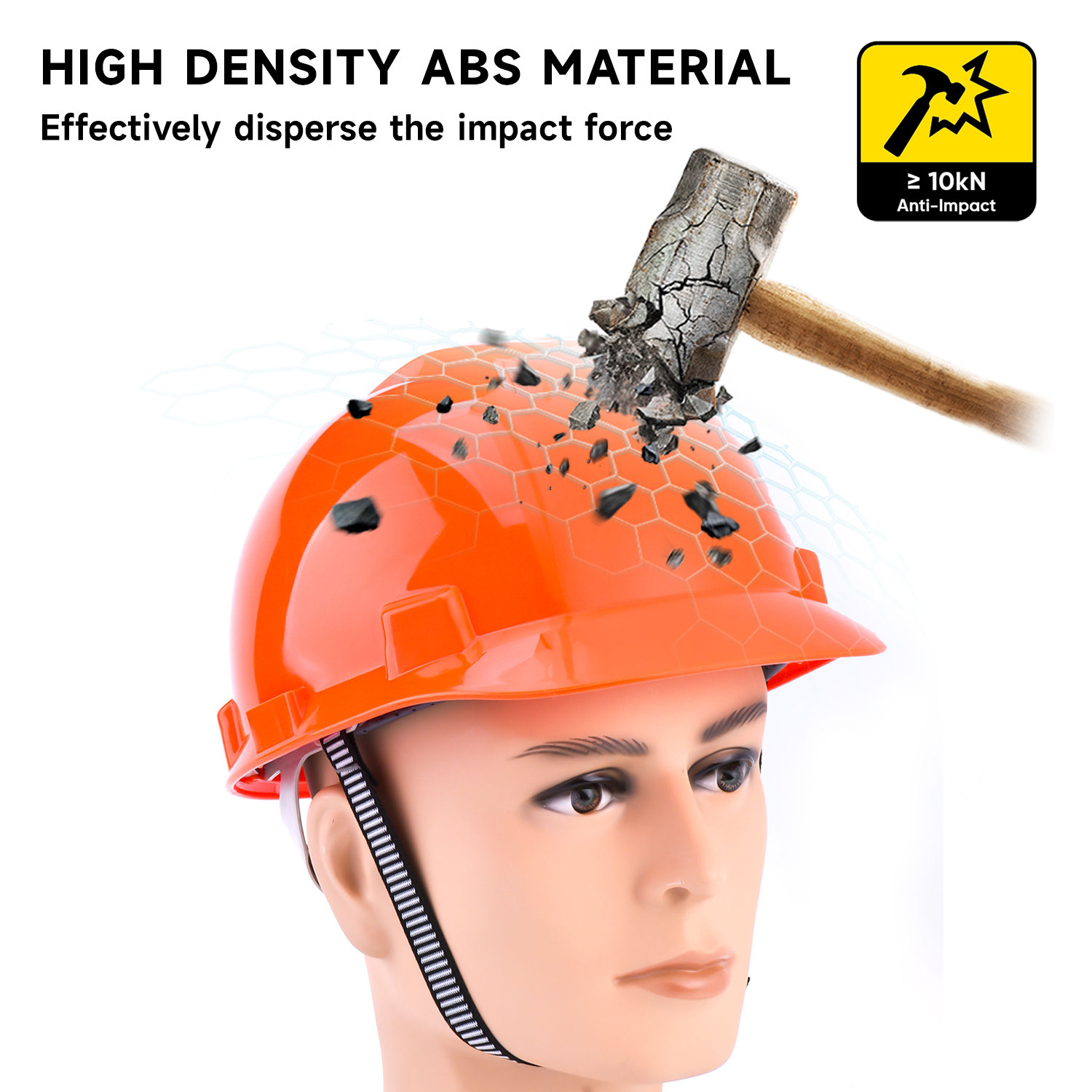 Caschi di sicurezza dei lavori di costruzione W-003 Orange