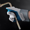 Guanti da lavoro edili in pelle FL-1015 Blu