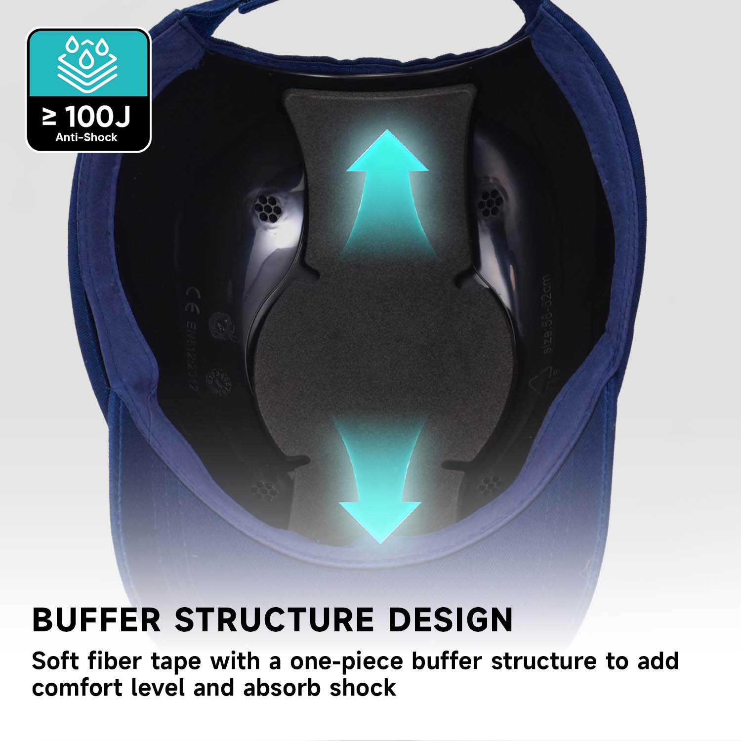 Tappo di sicurezza sportiva leggera WH-001 BLU