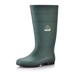 Stivali da pioggia di gomma in PVC W-6036 Green