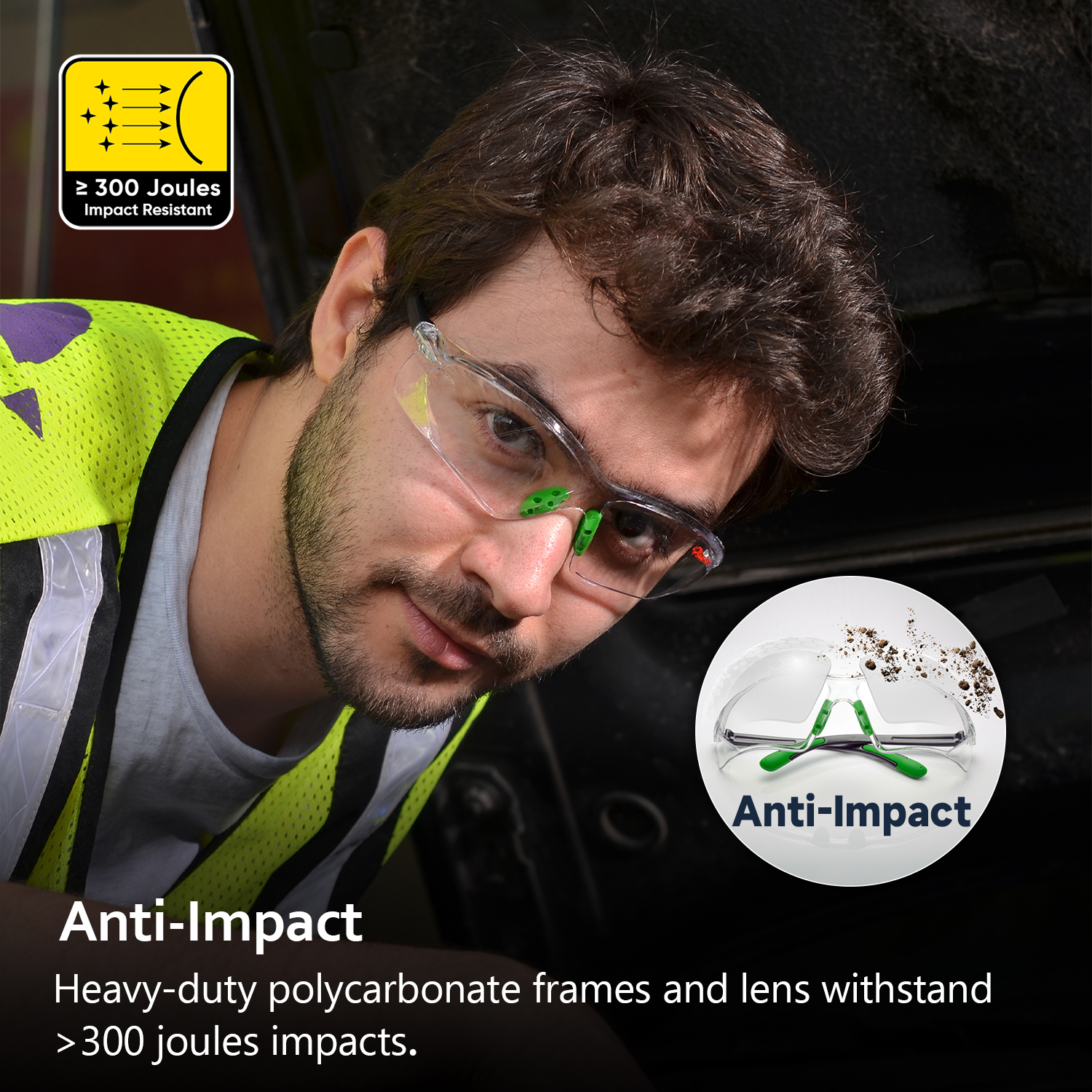 OCCHI DI SICUREZZA ANTI FOG PRONTI SG003GN