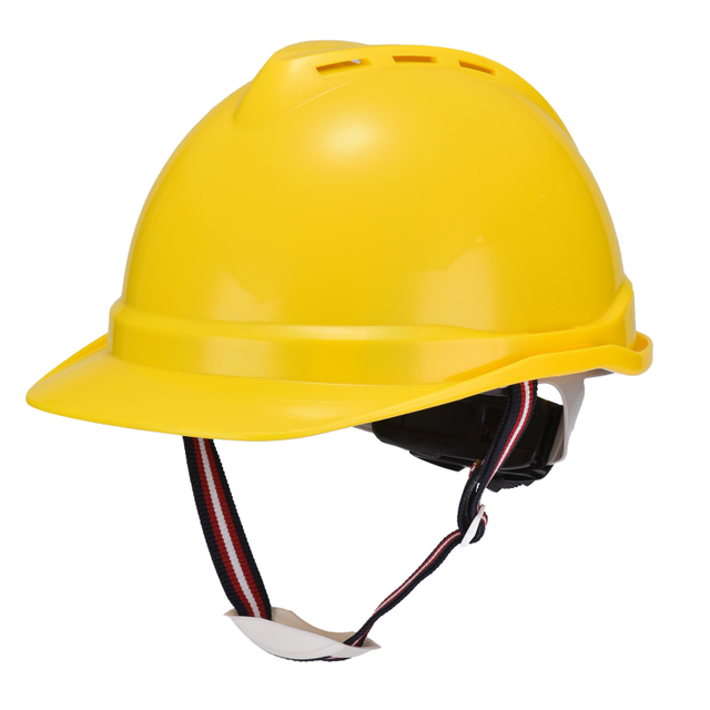 Casco di sicurezza industriale giallo W-002